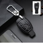 Leather Car Key Fob Case Cover 3Button For Mercedes Benz CLA CLS CLK GLK GLA GLC