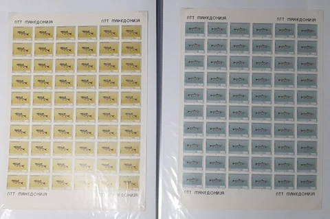 N.Macedonia/1993/M/S/Endemic fish/60 sets Cover
