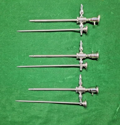 Funda para artroscopia laparoscópica 4 mm reutilizable instrumentos de mejor calidad - Juego de 3 Foto 1 de 4