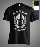 Molon Labe (come And Take Them) Spartan Flag Shirt - UK - Foto 8