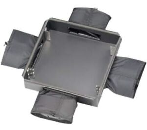 PANDUIT Pan-Net PZRFE4U Black PanZone Cabling Raised Floor Enclosure 4" High