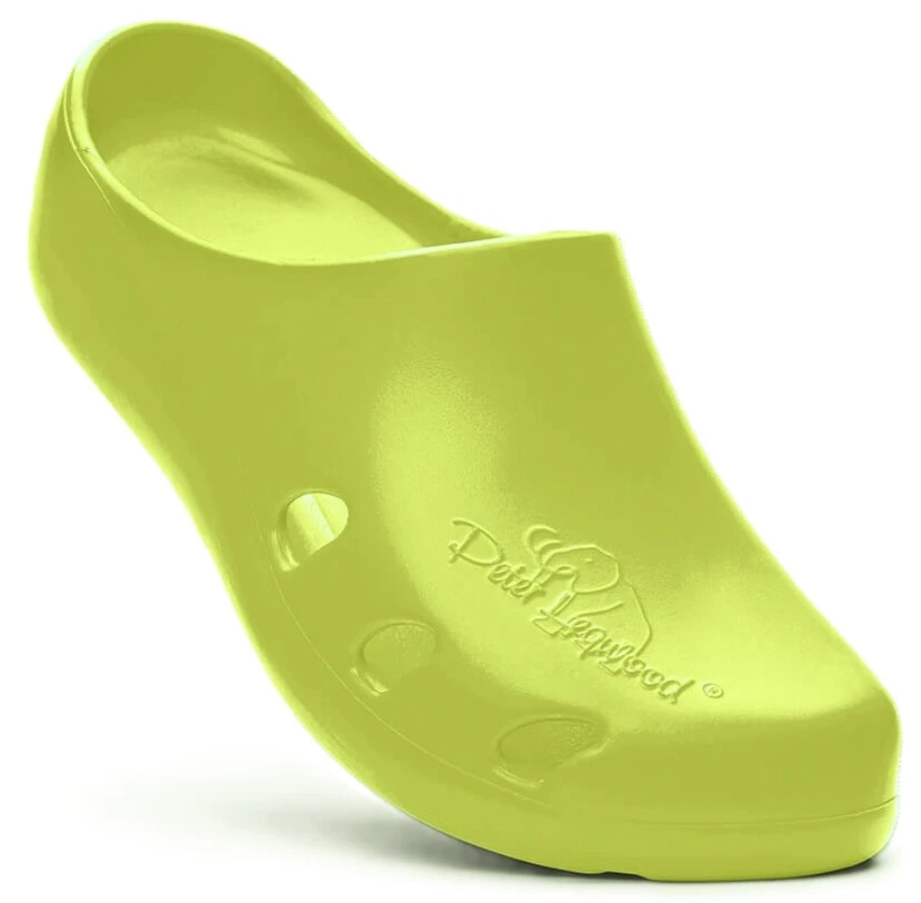 PETER LEGWOOD Ciabatte posturali gomma eva chiuse Aequos BULL zoccoli VERDE ACID