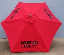 Mount Gay Rum Outdoor Patio Market Umbrella NEW