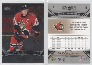 2006-07 Upper Deck Black Diamond Daniel Alfredsson #116 HOF