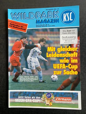 BL 93/94 Karlsruher SC - SG Wattenscheid 09, 19.11.1993 - Sergej Kirjakow - Image 1 of 4