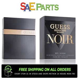 GUESS Seductive Homme Noir Men's Eau De Toilette - 3.4oz - Picture 1 of 5