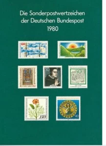 Buch Sonderpostwertzeichen der Deutschen Post 1980, inkl. Marken BRD/Berlin - Bild 1 von 1