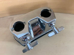 Double Rack Tom Arm Holder Post Mount Bracket for Bass Drum 00s Vtg Import Part - Picture 1 of 7