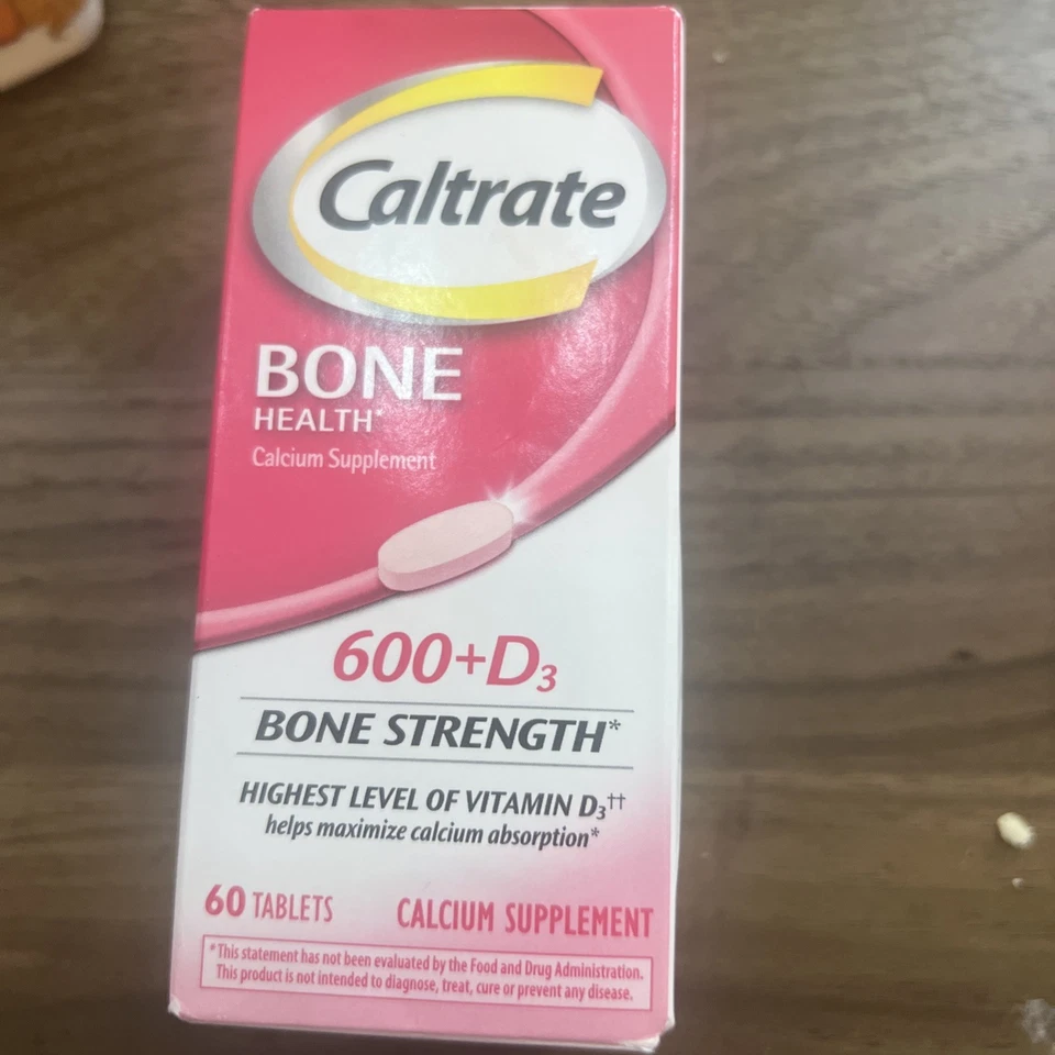 Caltrate 600 + D3 FUERZA ÓSEA calcio vitamina d3 60 comprimidos Nuevo en caja Exp: 12/25 Foto 1 de 1