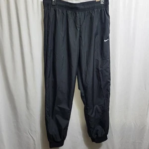Nike Trainingshose Jogginghose Loose Fit Mid Rise Full Length Schwarz Damen Gr. XL - Bild 1 von 10