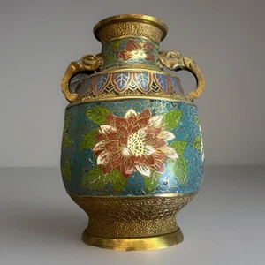 Antique Japanese Cloisonné Vase 1868-1912 - Picture 1 of 12