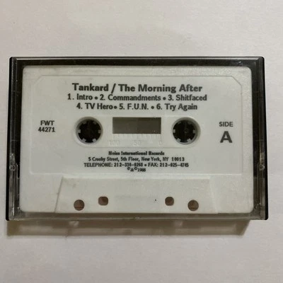 Tankard The Morning After Advance Cassette 1989 Noise International FWT 44271 - Image 1 of 4