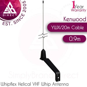 Shakespeare YWX 0,9m V-Tronix VHF Whip Antena morska z kablem 20m i PL-259 - Zdjęcie 1 z 4