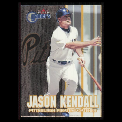 Jason Kendall #45 2000 Fleer Gamers Pittsburgh Pirates Baseball Card MLB NM Foto 1 de 3