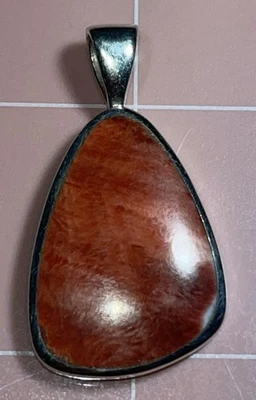 "Colgante de plata de ley de ostra espinosa pájaro peyote 1""" Foto 1 de 4