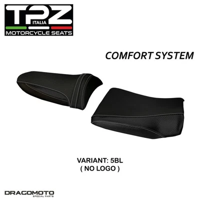 Estofamento de assento KAWASAKI Z 1000 2003-2006 KWZ736P1C-5BL-2 TPZ preto CONFORTO S... - Imagem 1 de 4