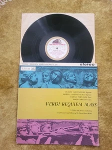 ASD 354 - Verdi - Requiem Mass - Boris Christoff Serafin - UK HMV 1st W/G - Picture 1 of 6