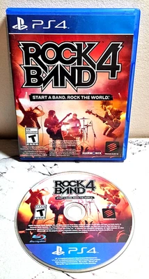 Rock Band 4 - Sony Playstation 4 PS4 - Complete In Box CIB - RARE! Tested Works - Image 1 of 4