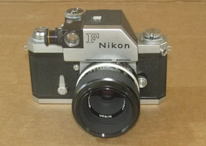 Nikon F 35mm film camera Nikkor 1:3.5 f=55mm lens - Picture 1 of 12