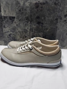 Keds WH14169M Womens Size 10 Keds Oxford Leather Walking Sneakers Beige Taupe - Picture 1 of 8