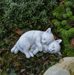 Decorations De Jardin En Pierre Pour Chats Ebay