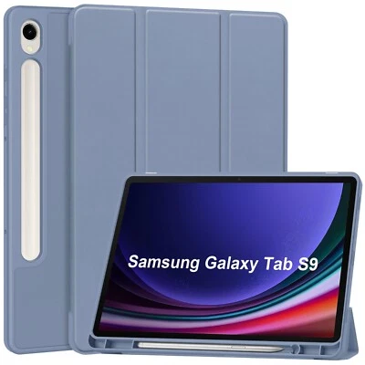 Case for Samsung Galaxy Tab S9  11" Tablet Cover Three-fold TPU pen slot Stand - Image 1 of 4