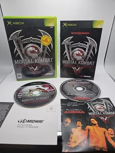 Microsoft Xbox Mortal Kombat Deadly Alliance With Rare Adema Soundtrack Disc CIB - Picture 1 of 15