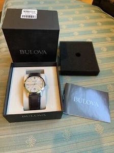 Bulova Herrenuhr 96B217 38 mm silber Zifferblatt - Bild 1 von 12