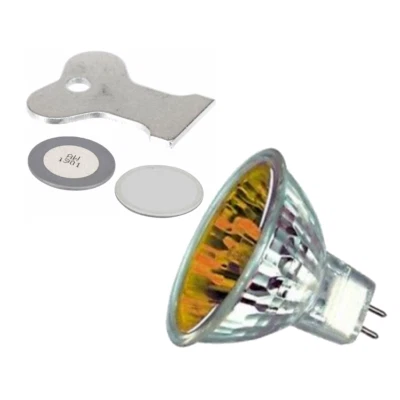 2x Glas Wandlerscheiben & Lampe für DIMPLEX Opti-Myst Elektro Feuer Heizung