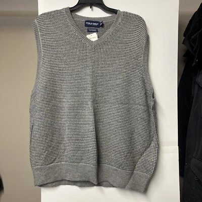 Polo Ralph Lauren Golf Oak Hill шерсти кашемир лучший размер XL новый с Ярлыками серый - Изображение 1 из 4