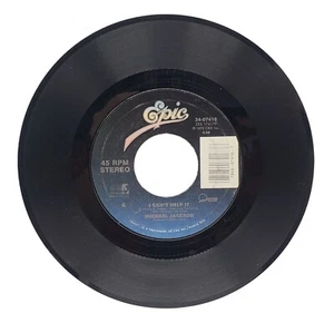 Michael Jackson 45 RPM Record I Cant Help It / Bad Vintage - Picture 1 of 2