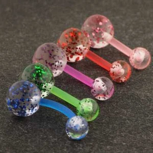 Mix colour new arrival Flexi Plastic Pregnancy Belly Bar Body Piercing Jewellery - Picture 1 of 13