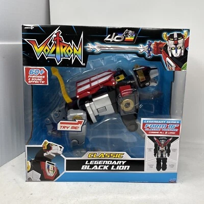 Playmates Clásico Voltron 40 Aniversario Legendario León Negro Nuevo Precintado Foto 1 de 4
