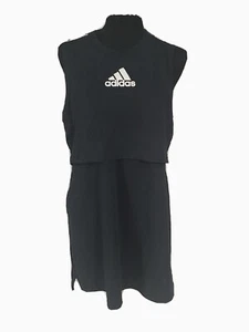 ADIDAS Women's Sportswear Game and Go Sporty Dress Size SMALL Black - Picture 1 of 7