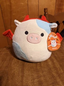 Squishmallow 2022 8” Belana the Cow Little Devil nuevo con etiquetas raro Halloween - Imagen 1 de 4