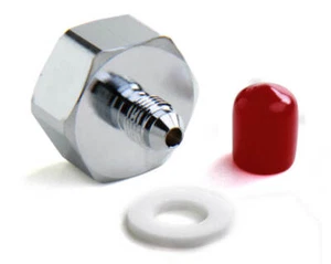 Nitrous Oxide Systems Genuine 16220NOS -4AN-660 Bottle Nut adapter W/Washer &Cap - Bild 1 von 2
