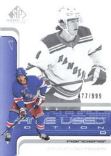 2022 SP Game Used Hockey Brandon Schneider #R-35    Retro Rookies /999