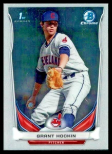 2014 BOWMAN CHROME MINI #165 GRANT HOCKIN CLEVELAND GUARDIANS - Picture 1 of 2