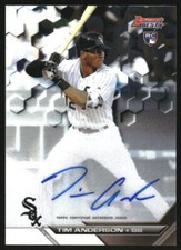 2016 Bowman's Best Best of '16 Autographs #B16TA Tim Anderson RC Auto