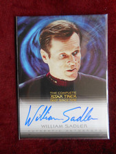 The Complete Star Trek: Deep Space Nine A8 William Sadler Autograph 2003 NM