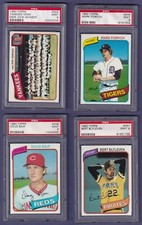 1980 Topps Baseball (351..726) PSA 9 * You Pick *