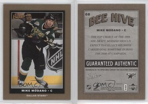 2006-07 Upper Deck Bee Hive Gold Mike Modano #68 HOF
