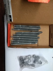 FISCHER FTR M8 x 110mm hdg Galvanised Threaded Rods, 10 Pack - FIXINGS 502914 - Picture 1 of 2