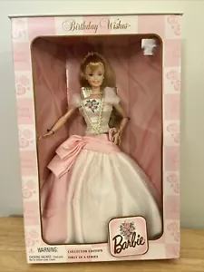 VINTAGE 1998 BARBIE Birthday Wishes COLLECTOR EDITION MINT in NEVER OPENED BOX - Picture 1 of 3