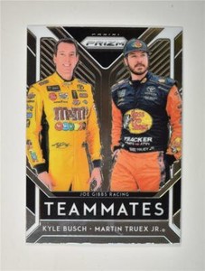 2019 Prizm Racing NASCAR Teammates #T-4 Kyle Busch & Martin Truex Jr.