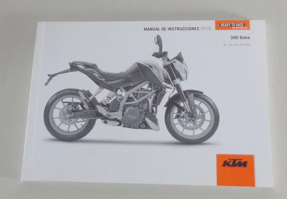 Manuale Di Istruzioni KTM 390 Duke Di 11/2015 - Immagine 1 di 1