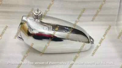 Honda CR125 CR125M 1974 Elsinore aleación de aluminio gasolina combustible tanque gasolina con tapa Foto 1 de 4