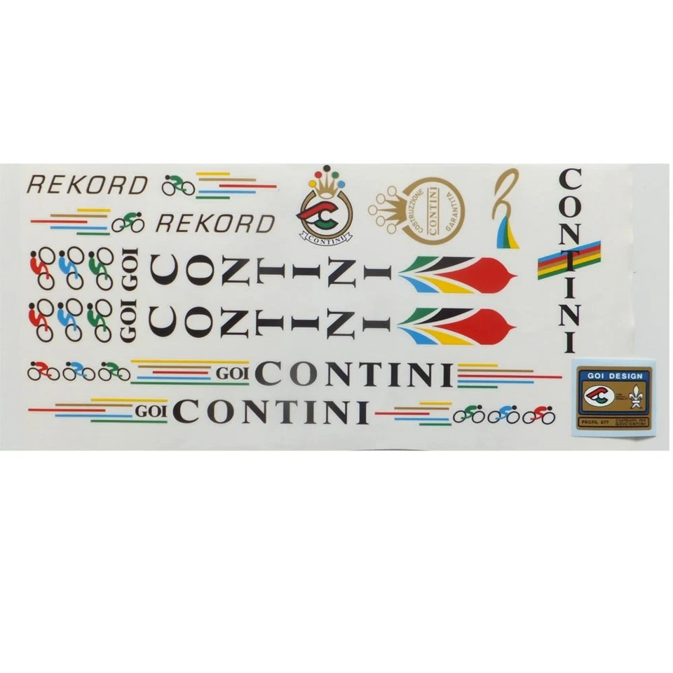 Contini Juego de Calcomanías España Cinelli Estilo Vintage Gilco Foto 1 de 1