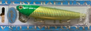 Lucky Craft SW Sammy 128 - 5"" Walking 1 Unze Topwater Köder - Green Head Chartreuse - Bild 1 von 8