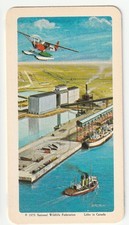 1960's Brooke Bond/ Red Rose Tea Trading Card The Arctic #10 Arctic Seaport
